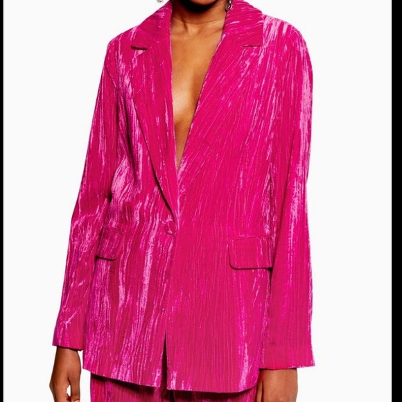 Topshop magenta blazer Clearance